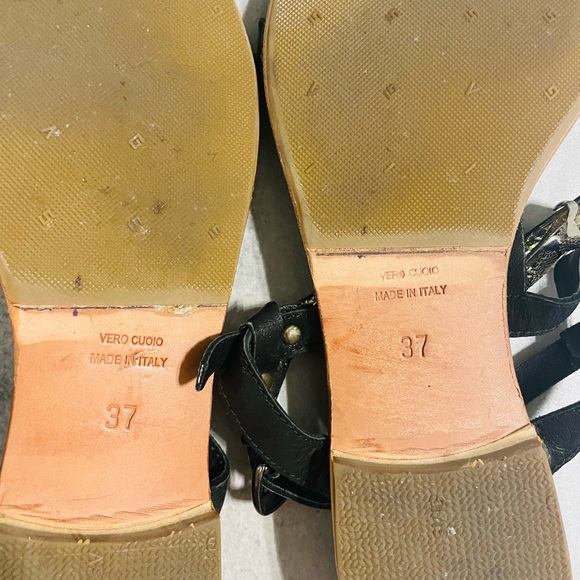 Preloved sandals all real leather made in Italy size 7. - Picture 3 of 4